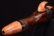 Walnut Burl Native American Flute, Minor, Mid A-4, #G30G